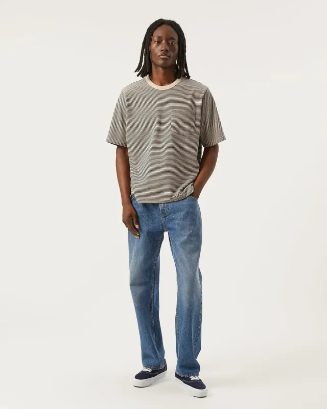 Stripe Tee - Navy sold by Corridor