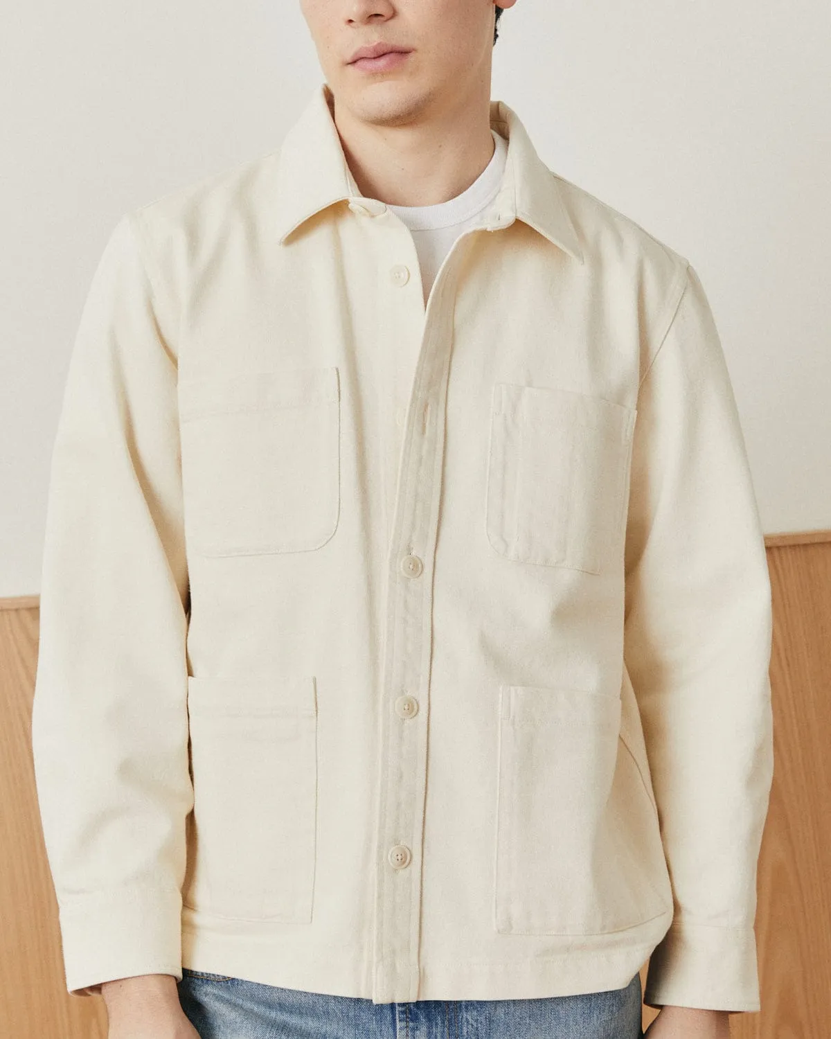 Misha Overshirt - Natural sold by Corridor product image thumbnail 2