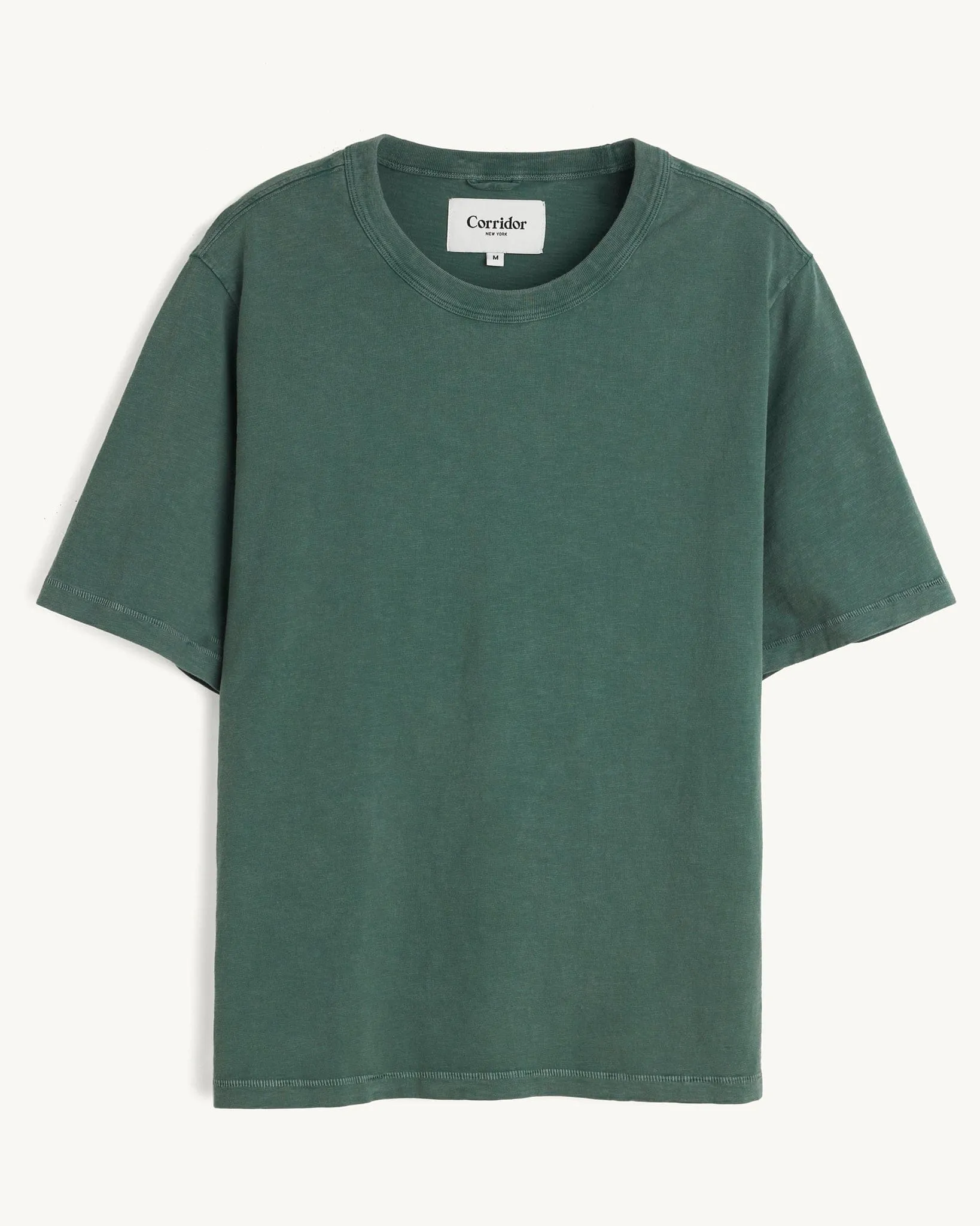 Slub Tee - Green sold by Corridor