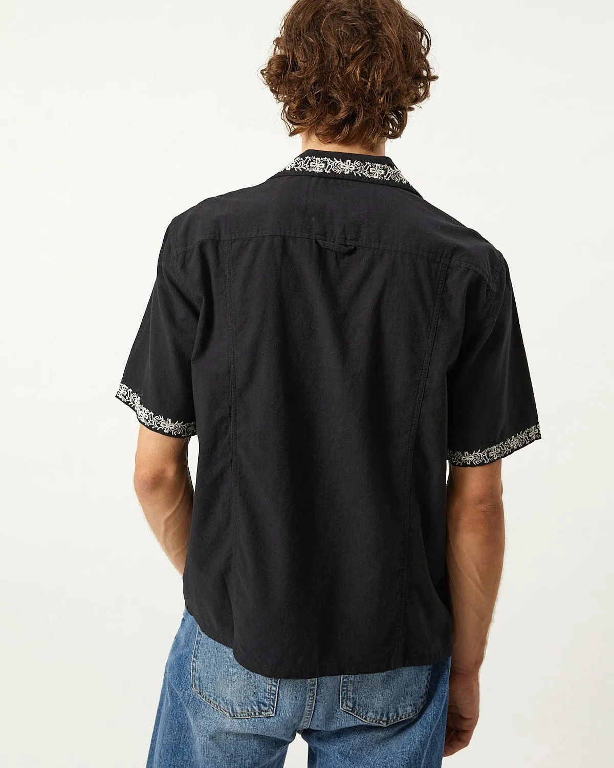 Harmony Embroidered SS - Black sold by Corridor product image thumbnail 3