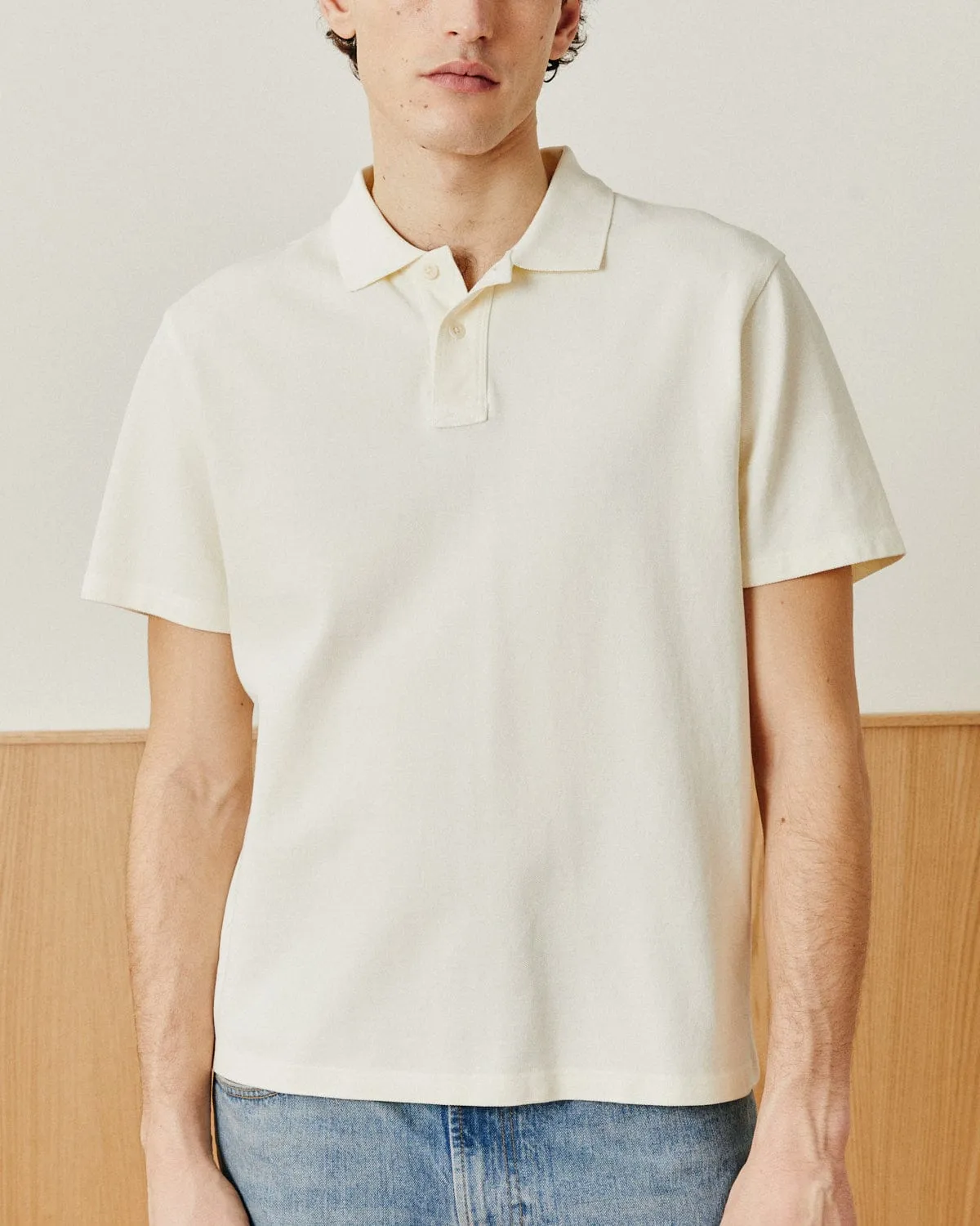 Pique Polo - White sold by Corridor