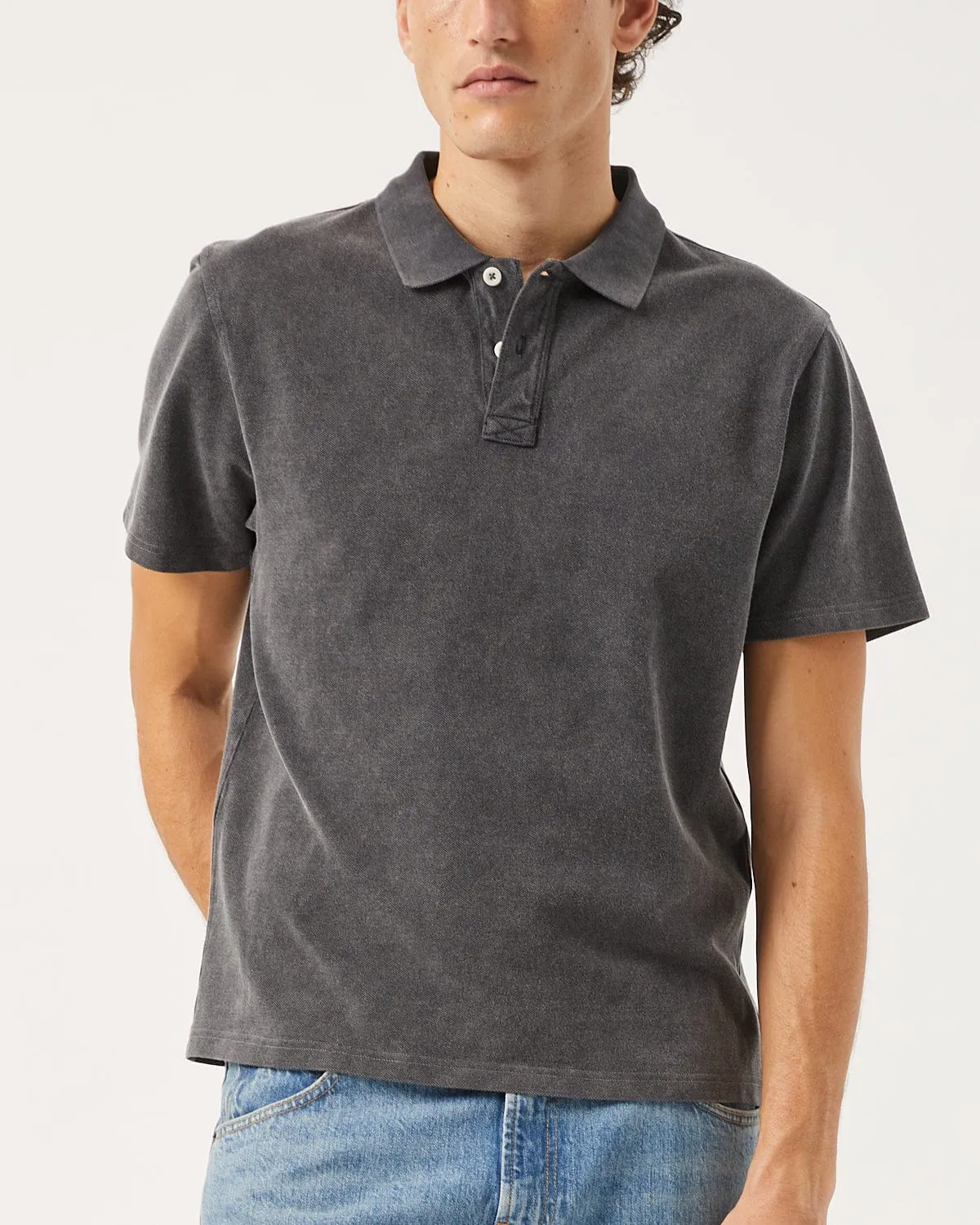 Pique Polo - Black sold by Corridor product image thumbnail 2