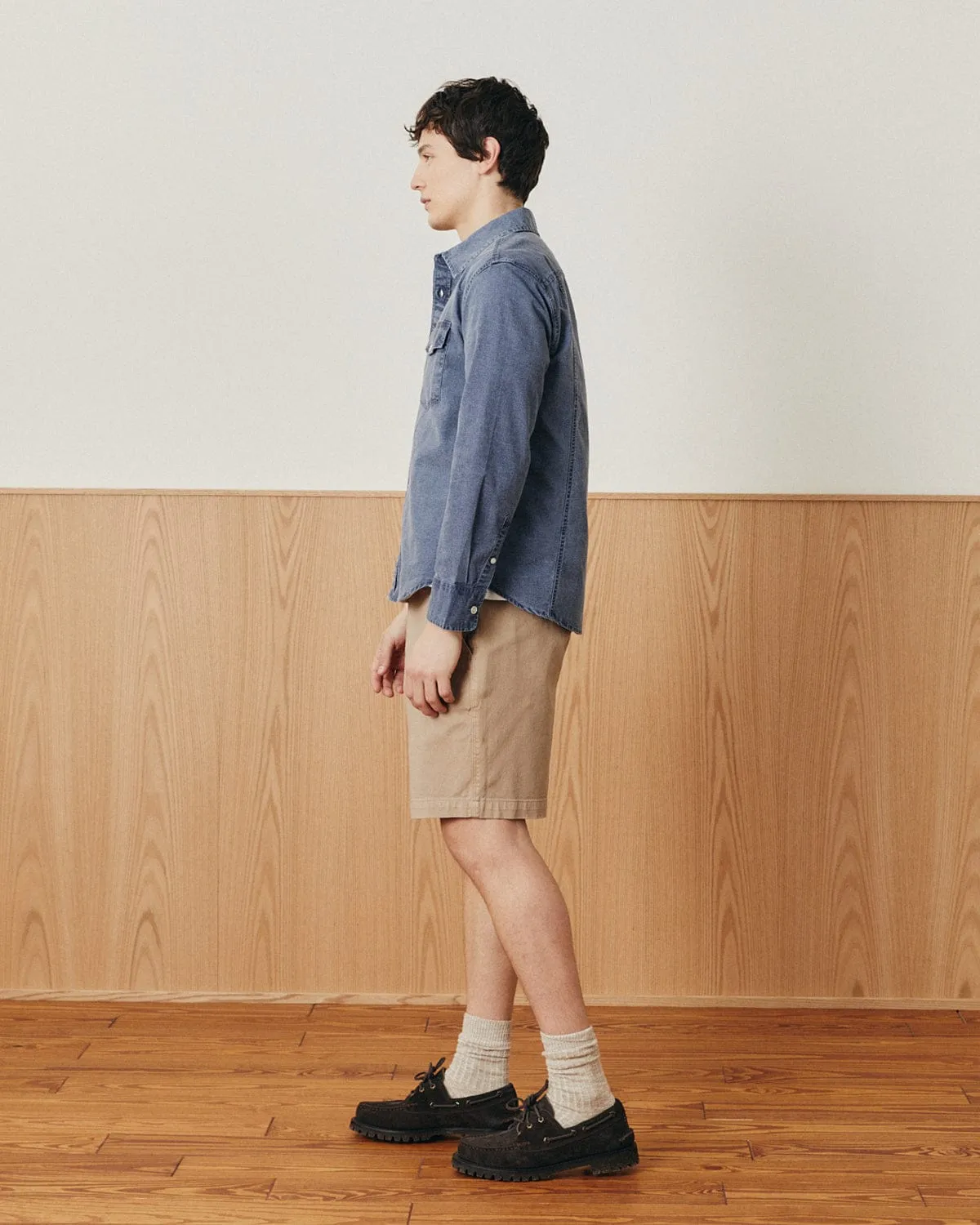 Pigment Dye Canvas LS - Navy sold by Corridor product image thumbnail 4