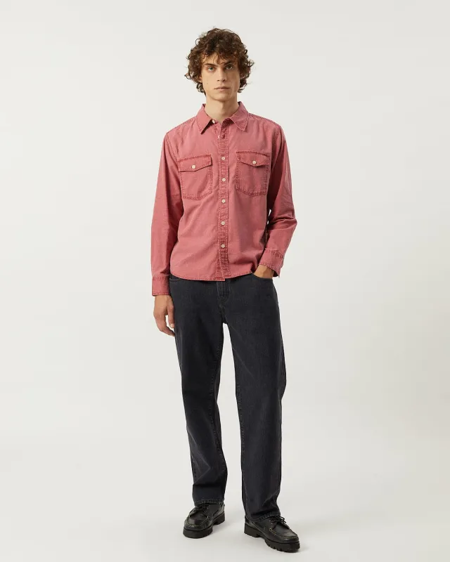 Pigment Dye Canvas LS - Red sold by Corridor