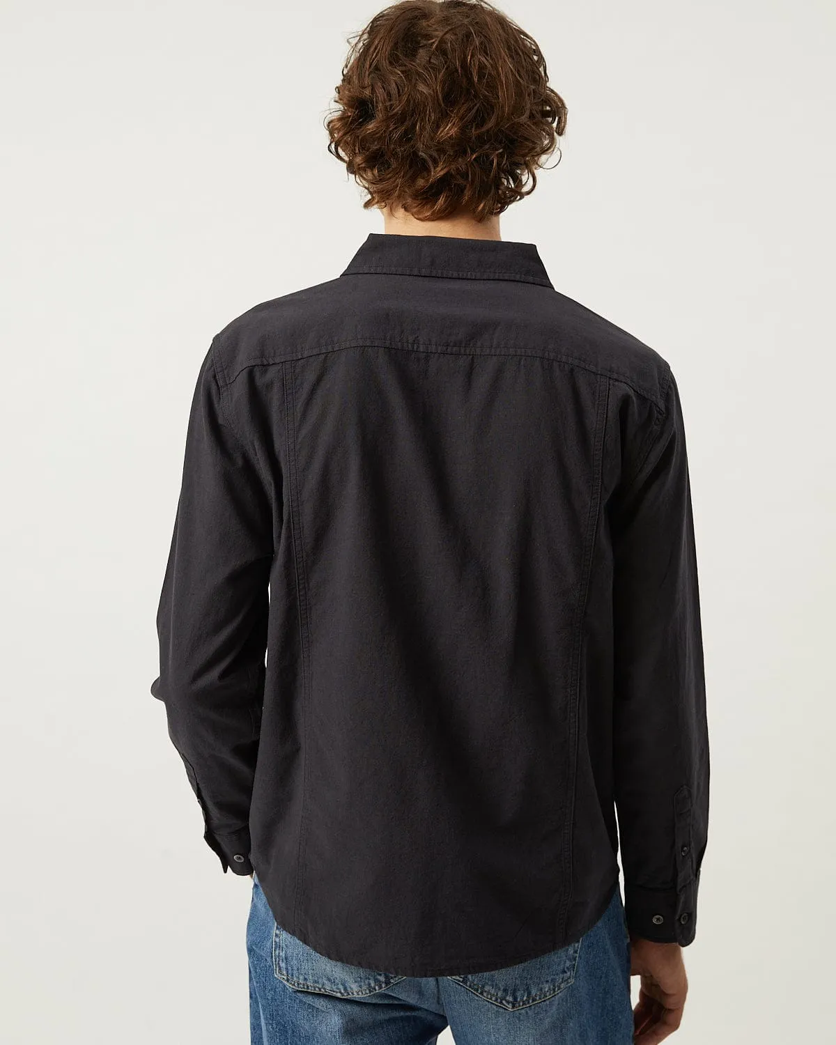 Linen Cotton LS - Black sold by Corridor product image thumbnail 4