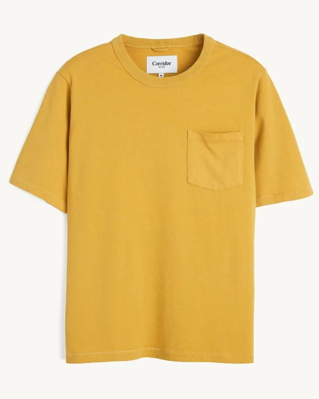 Garment Dye Tee - Gold sold by Corridor