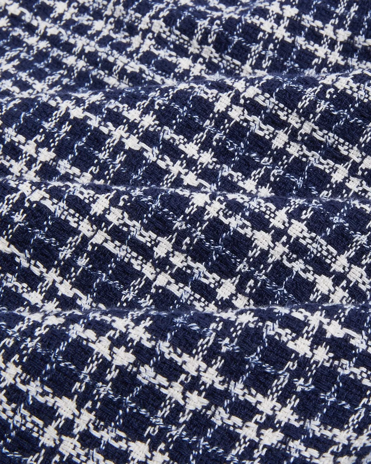 Reverse Tweed Snow Check - Blue sold by Corridor product image thumbnail 5