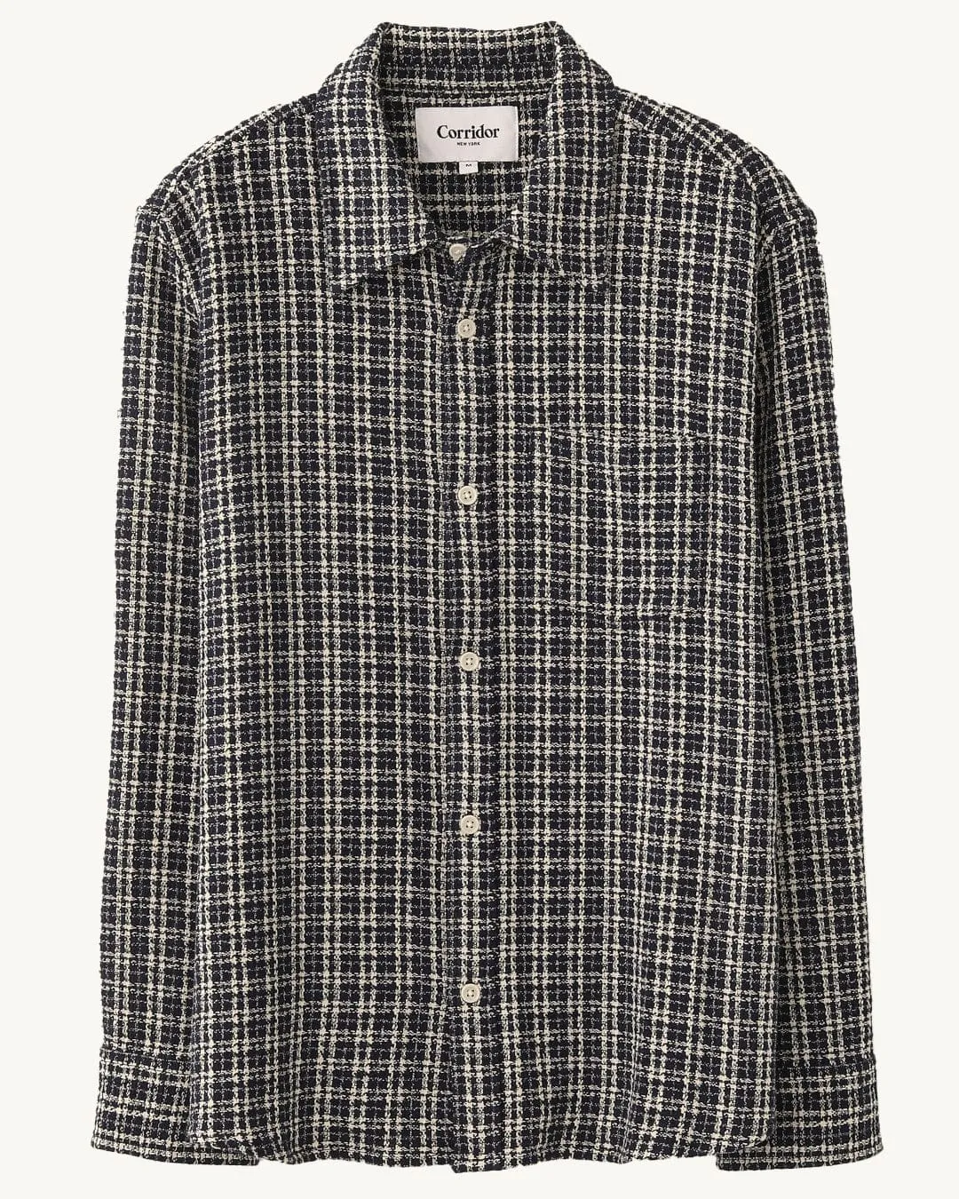 Reverse Tweed Snow Check - Blue sold by Corridor product image thumbnail 4