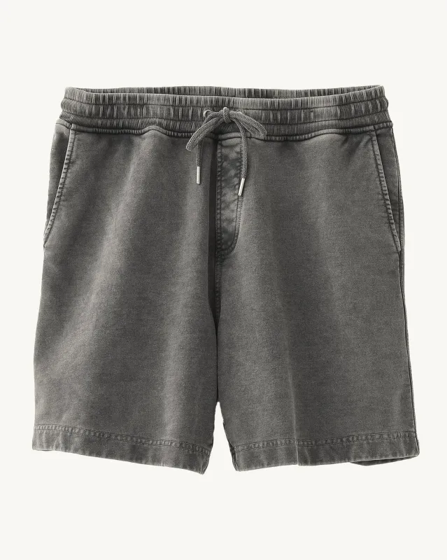 Garment Dyed Shorts - Black sold by Corridor