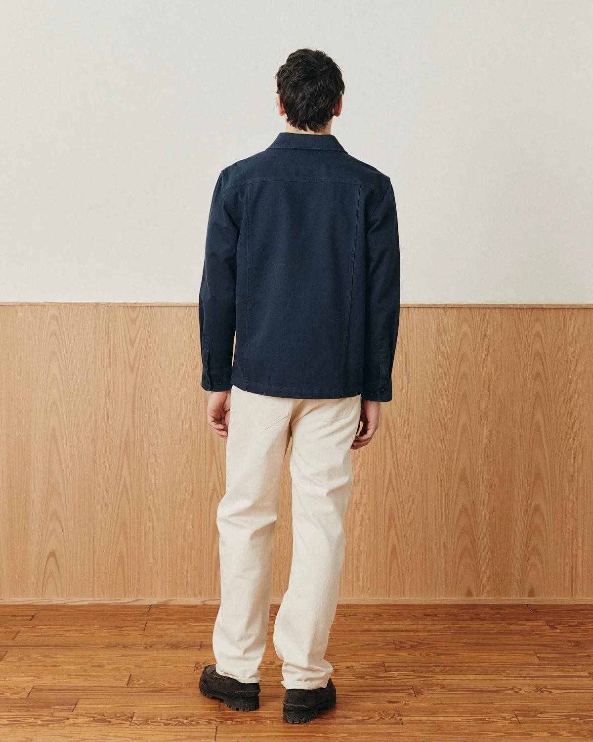 Misha Overshirt - Navy sold by Corridor product image thumbnail 4
