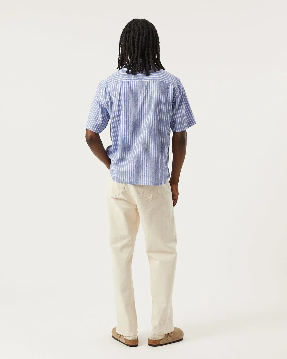 Linen Stripe SS - Blue sold by Corridor product image thumbnail 2