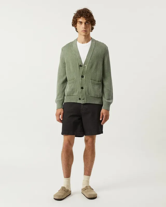 Acid Wash Cardigan - Sage sold by Corridor