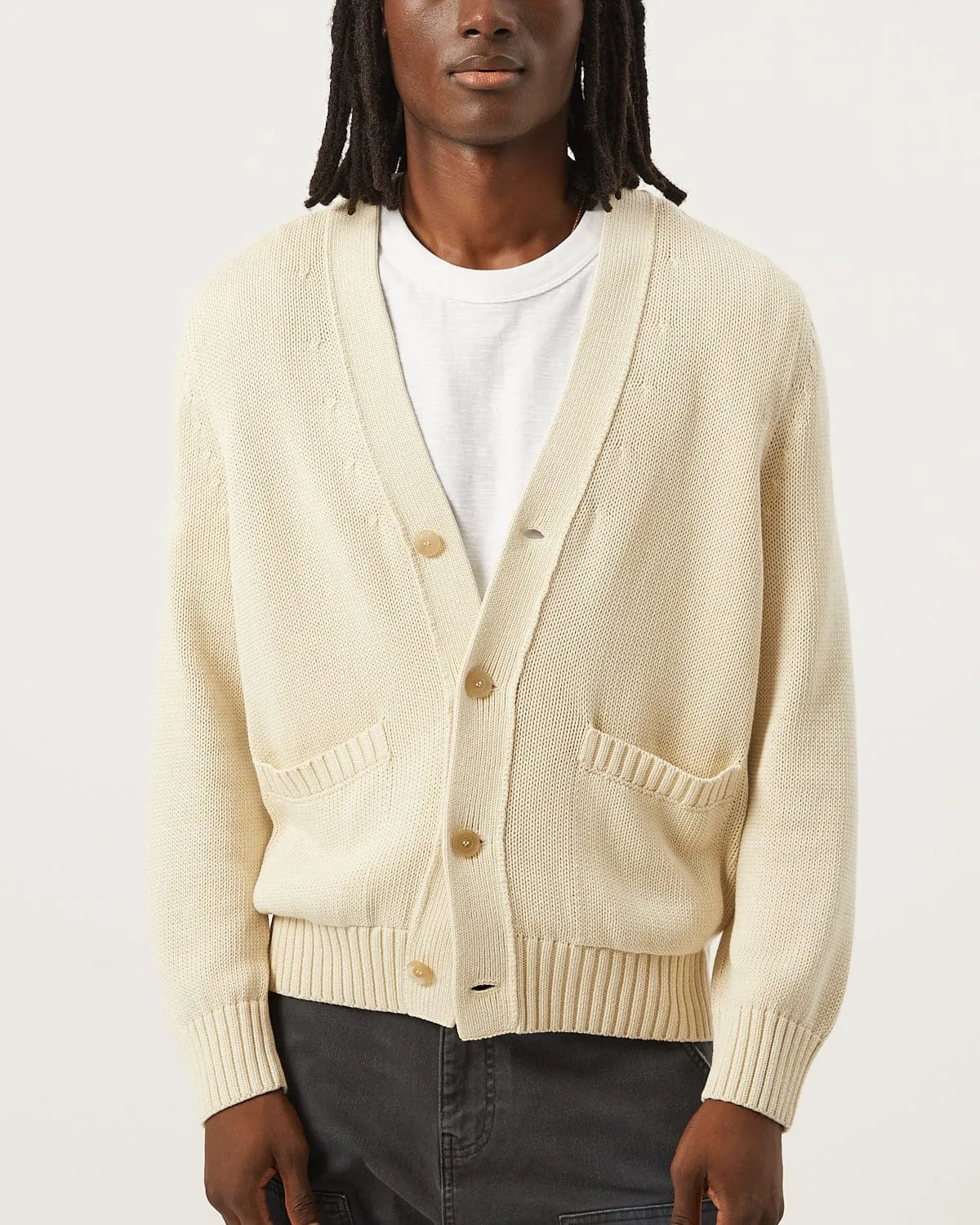 Acid Wash Cardigan - Natural sold by Corridor product image thumbnail 2