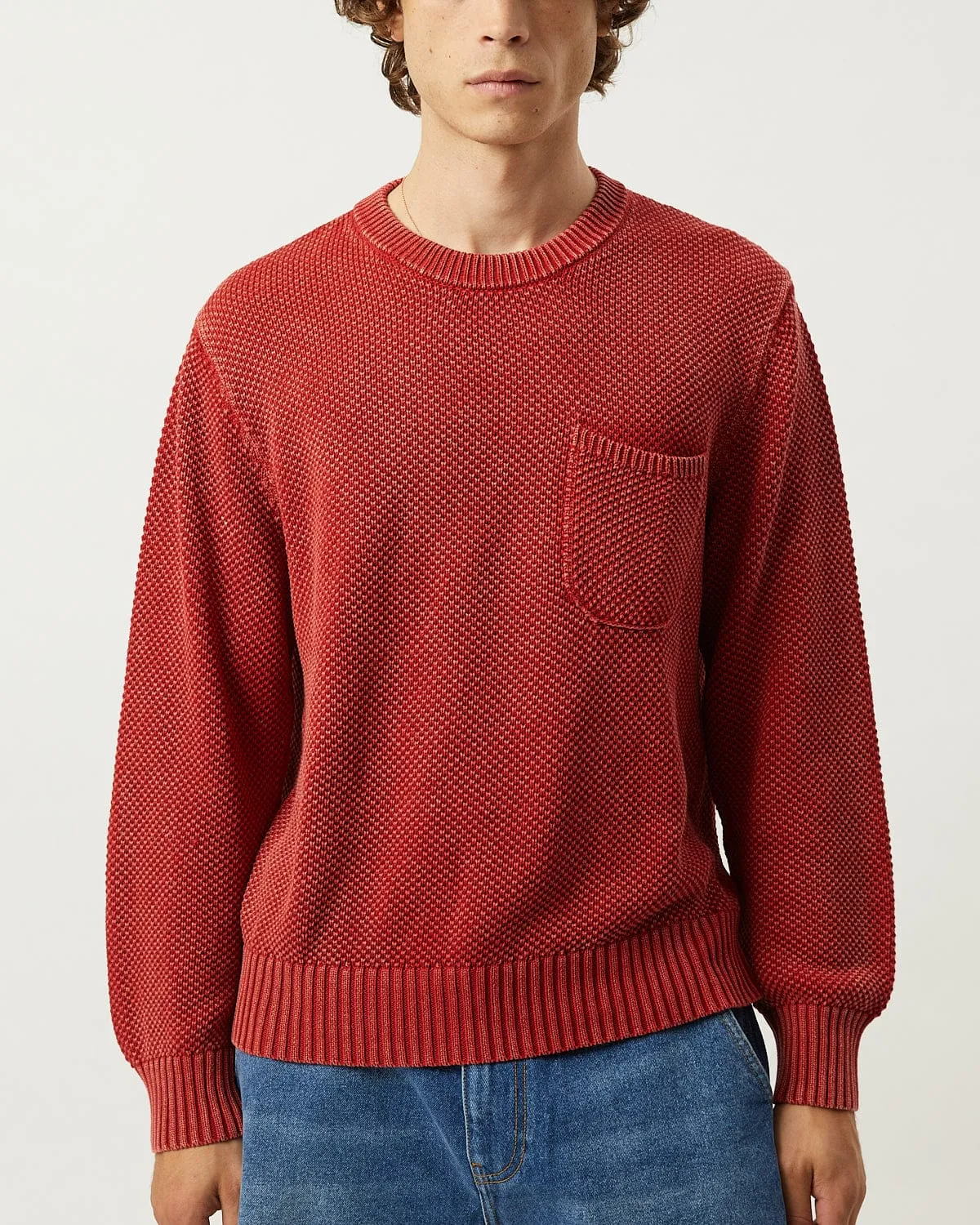 Pocket Crewneck - Red sold by Corridor product image thumbnail 3