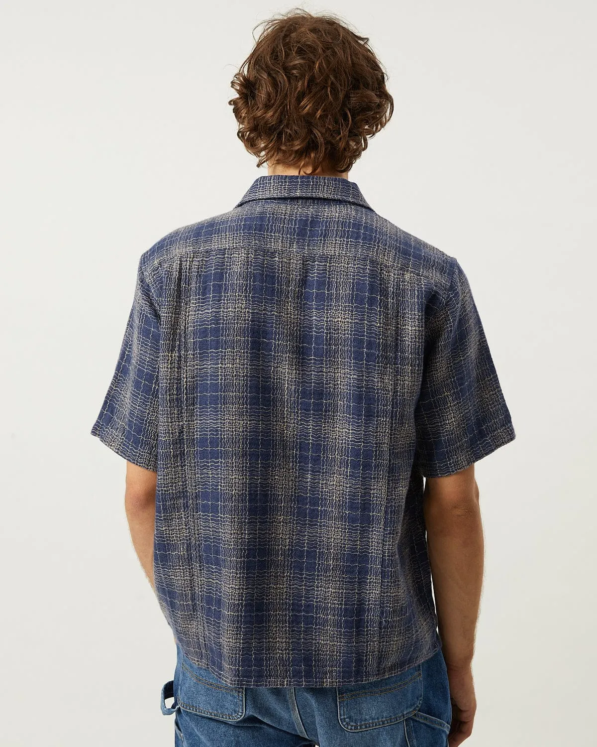 Wavy Linen SS - Navy sold by Corridor product image thumbnail 3
