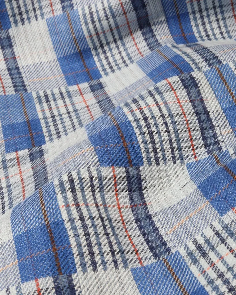 Linen Patchwork 2 Button Blazer sold by Corridor product image thumbnail 4