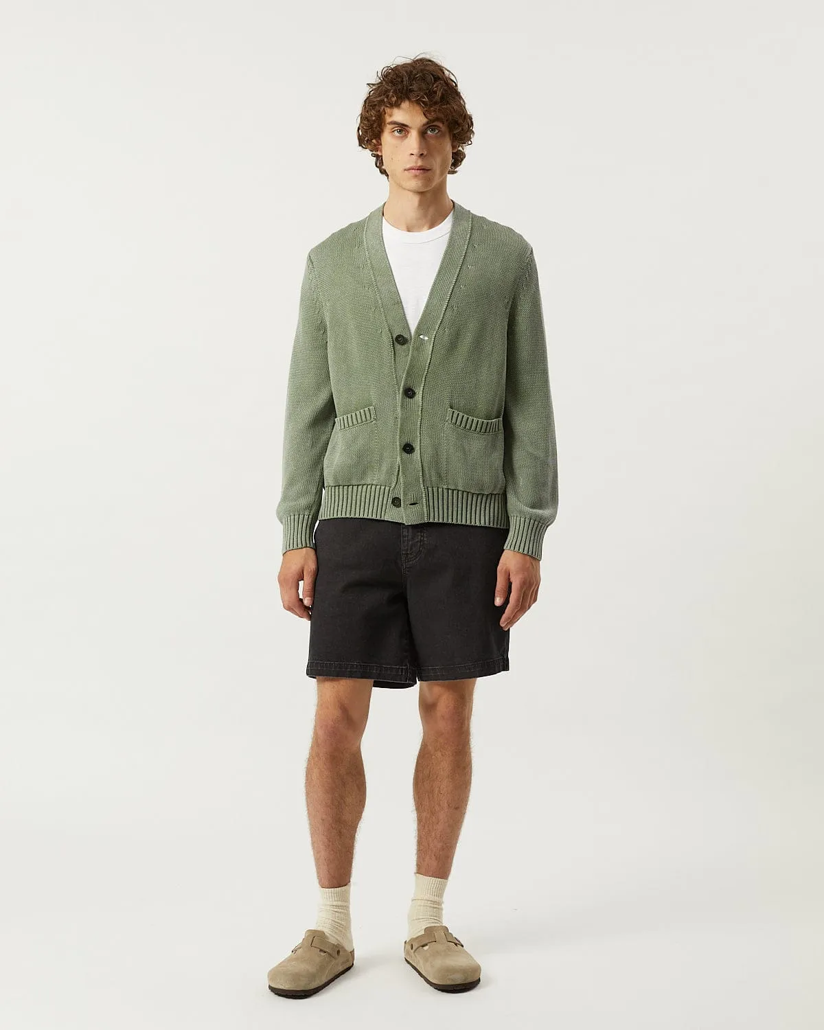 Acid Wash Cardigan - Seafoam sold by Corridor product image thumbnail 4