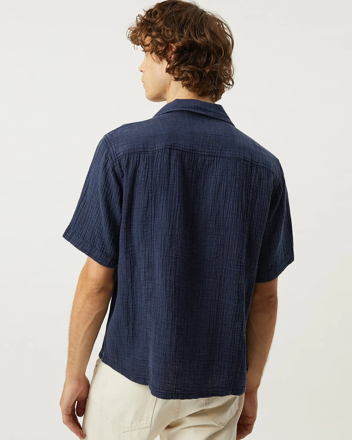 Double Cloth SS - Navy sold by Corridor product image thumbnail 4