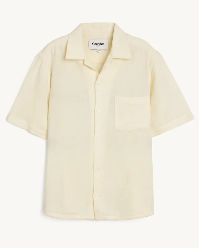 Double Cloth SS - Natural sold by Corridor