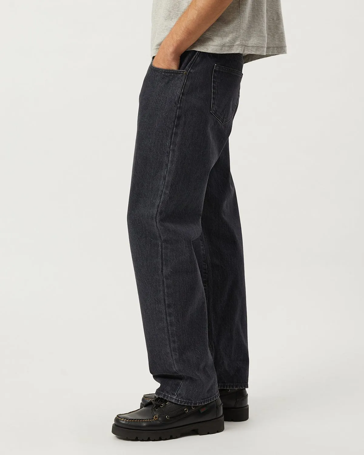 Selvedge 5 Pocket Jean - Washed Black sold by Corridor product image thumbnail 3