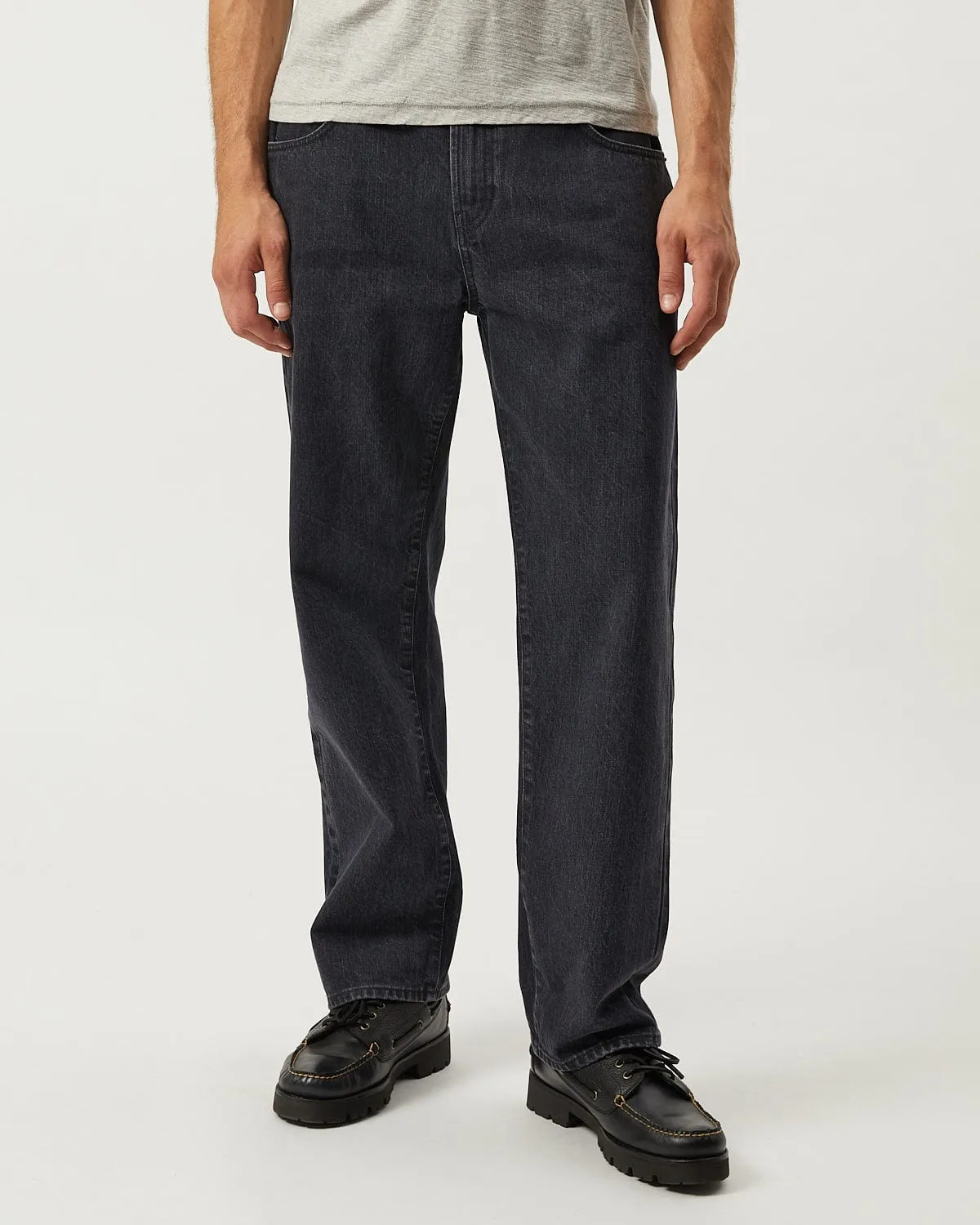Selvedge 5 Pocket Jean - Washed Black sold by Corridor product image thumbnail 4