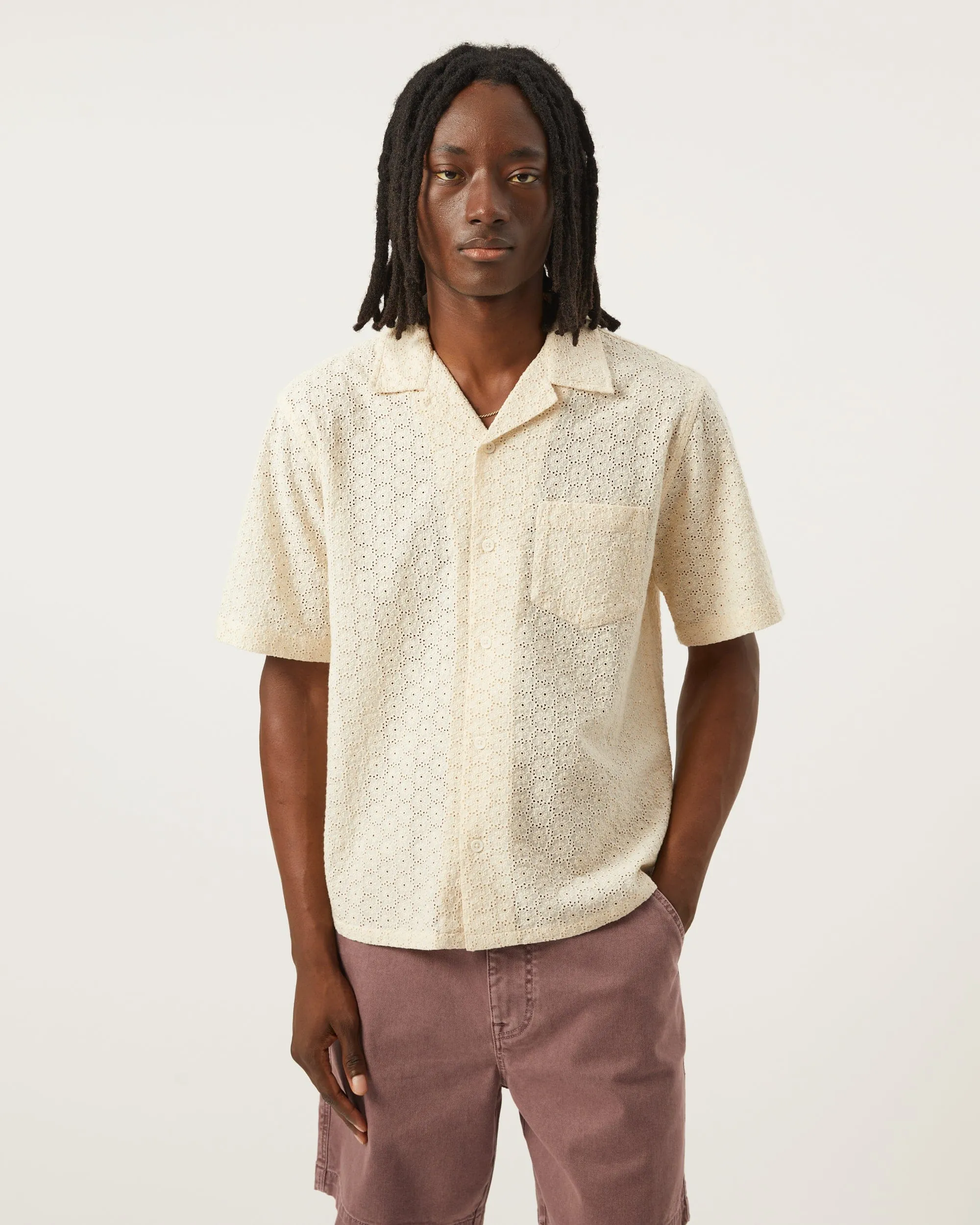 Floral Eyelet SS - Natural sold by Corridor product image thumbnail 3