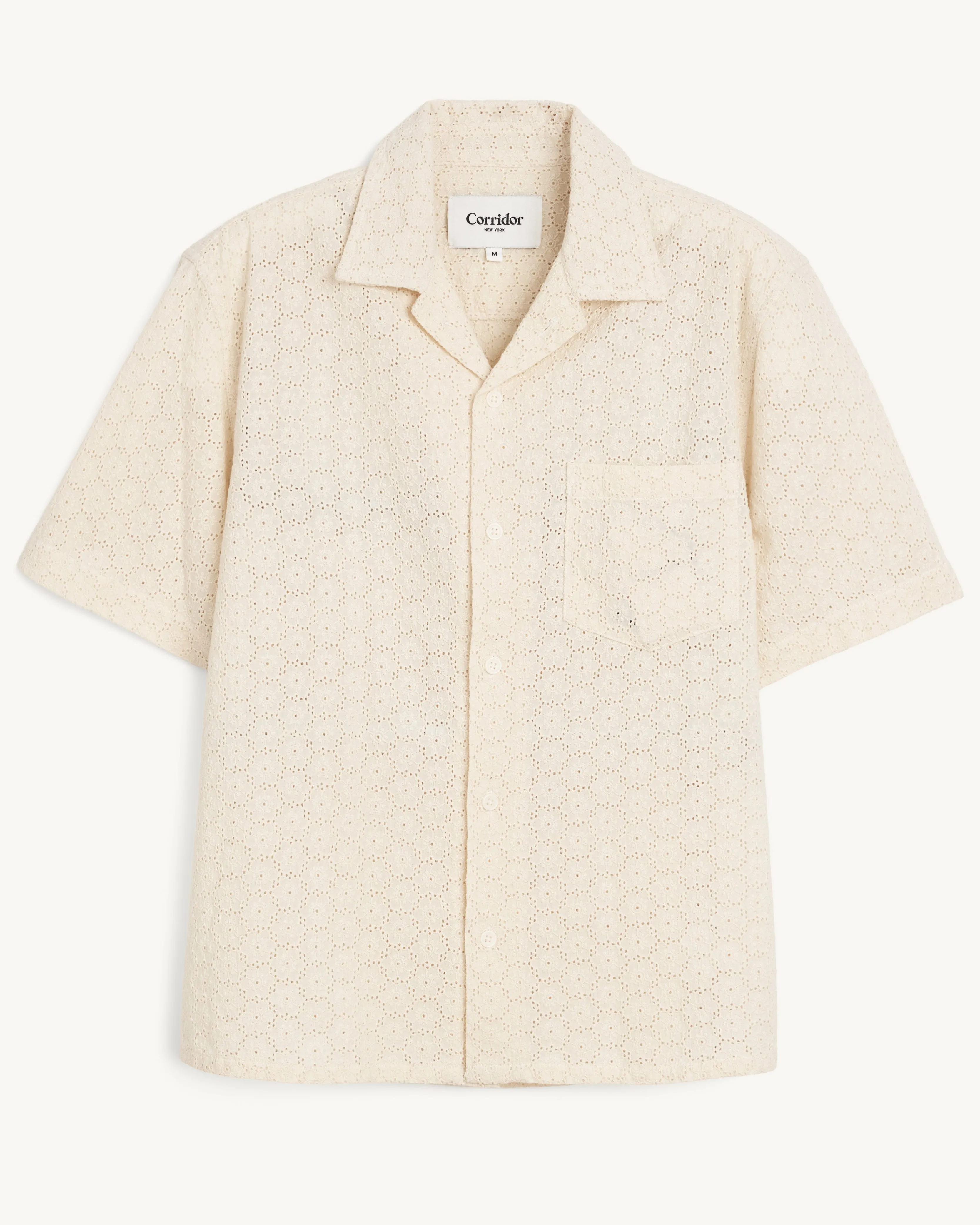 Floral Eyelet SS - Natural sold by Corridor