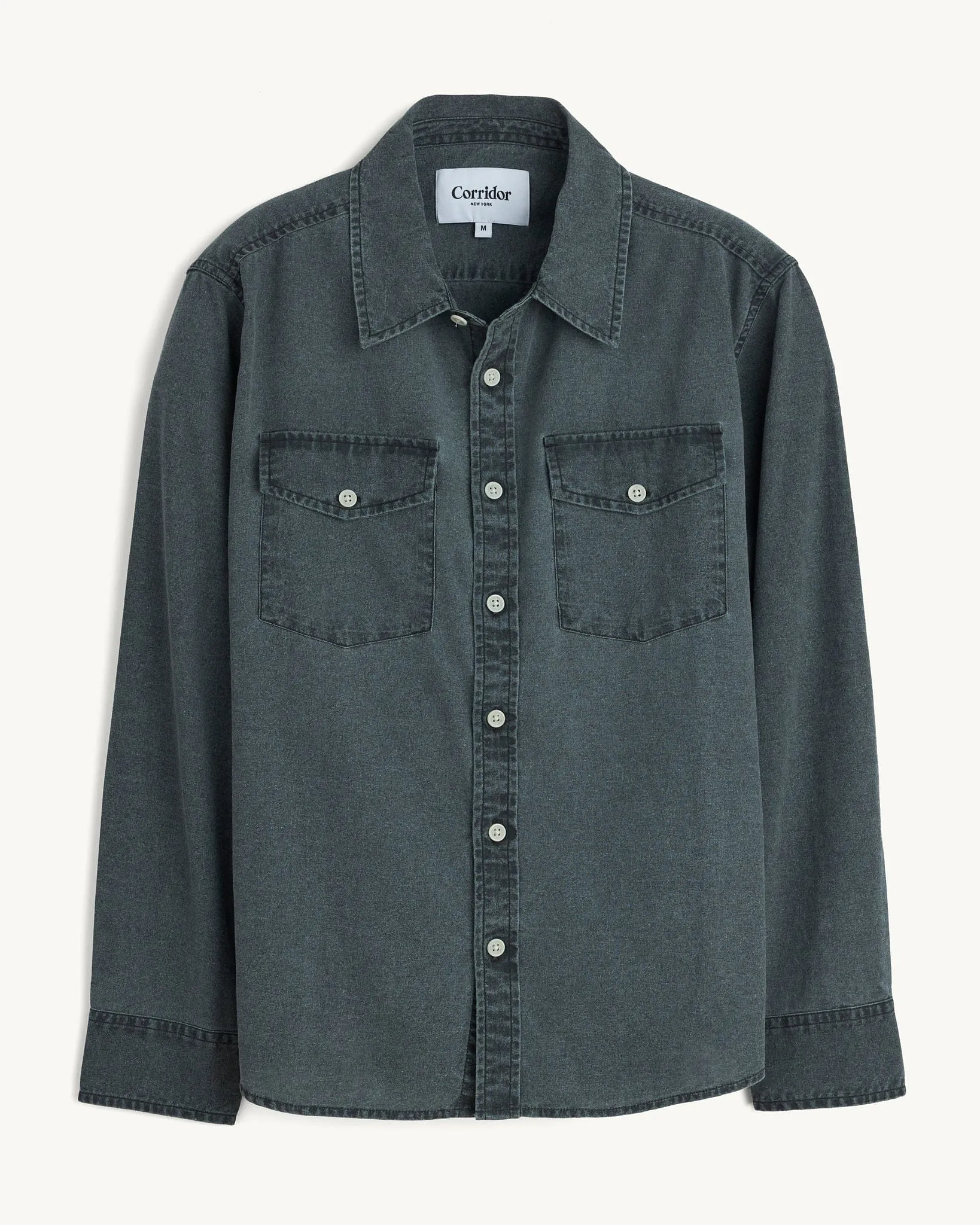 Pigment Dye Canvas LS - Black sold by Corridor