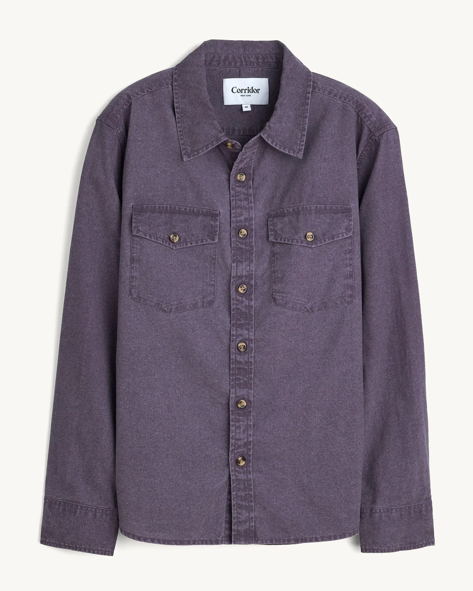 Pigment Dye Canvas LS - Purple sold by Corridor
