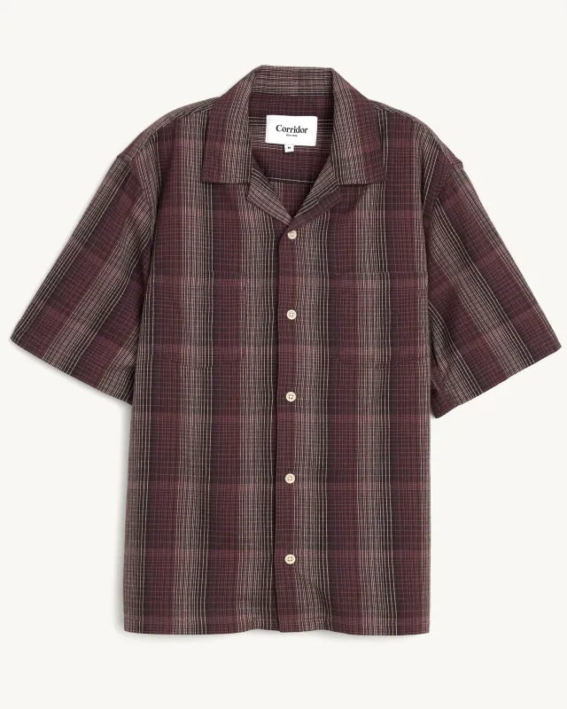 Chesapeake Plaid SS - Purple made by Corridor