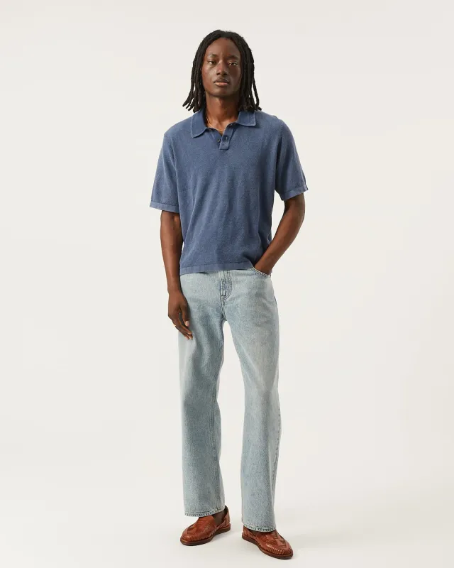 Knit Polo - Navy made by Corridor