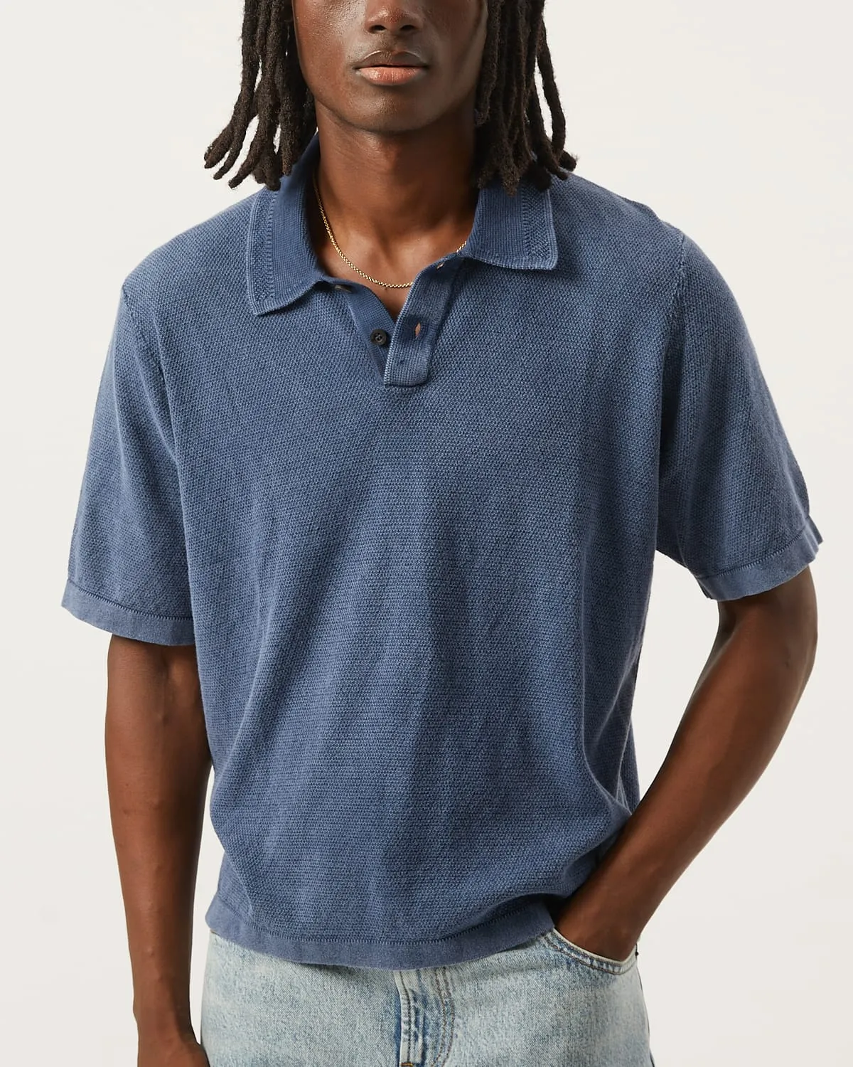 Knit Polo - Navy sold by Corridor product image thumbnail 2