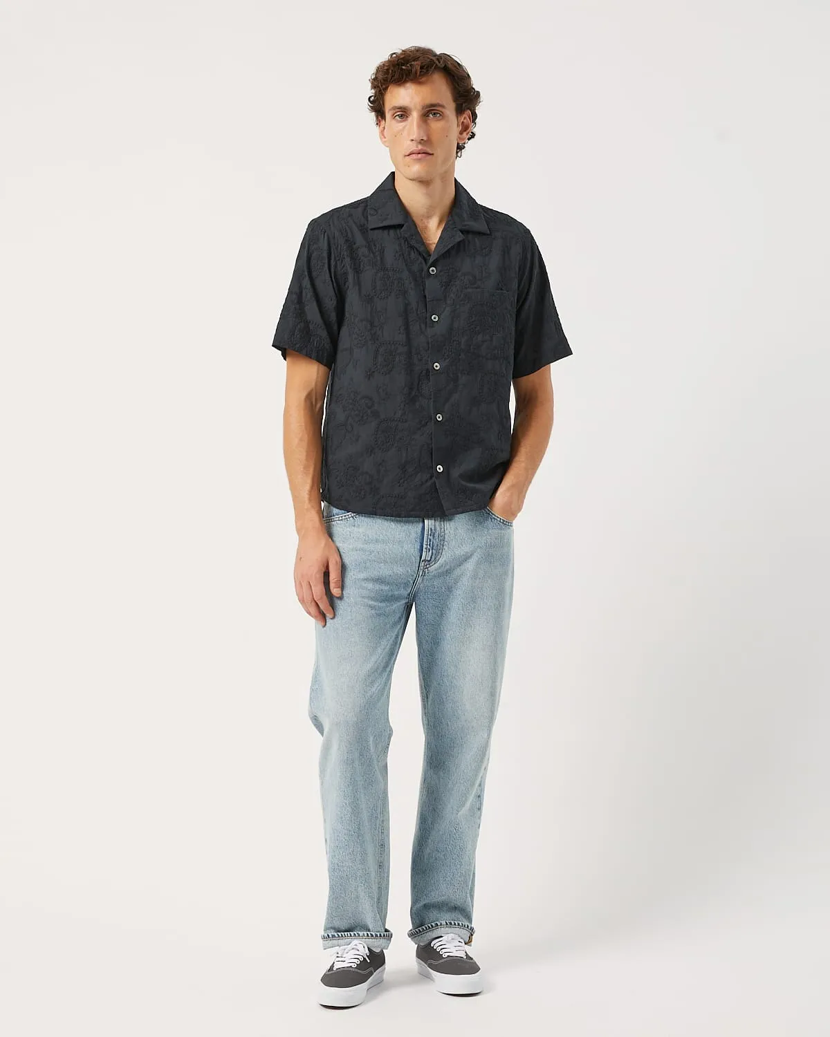 Paisley Embroidery SS - Black sold by Corridor product image thumbnail 2