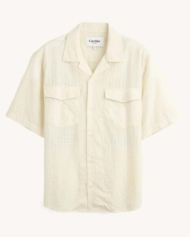 Windowpane Check SS - Natural made by Corridor