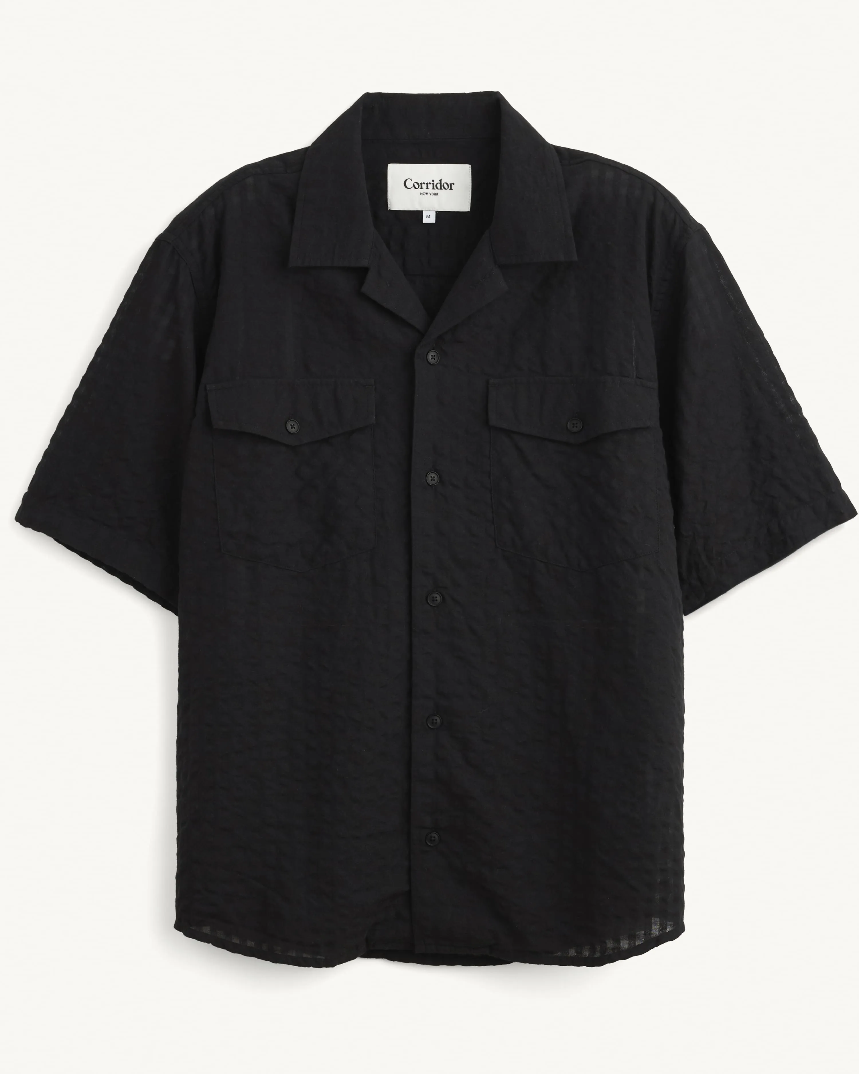 Windowpane Check SS - Black sold by Corridor