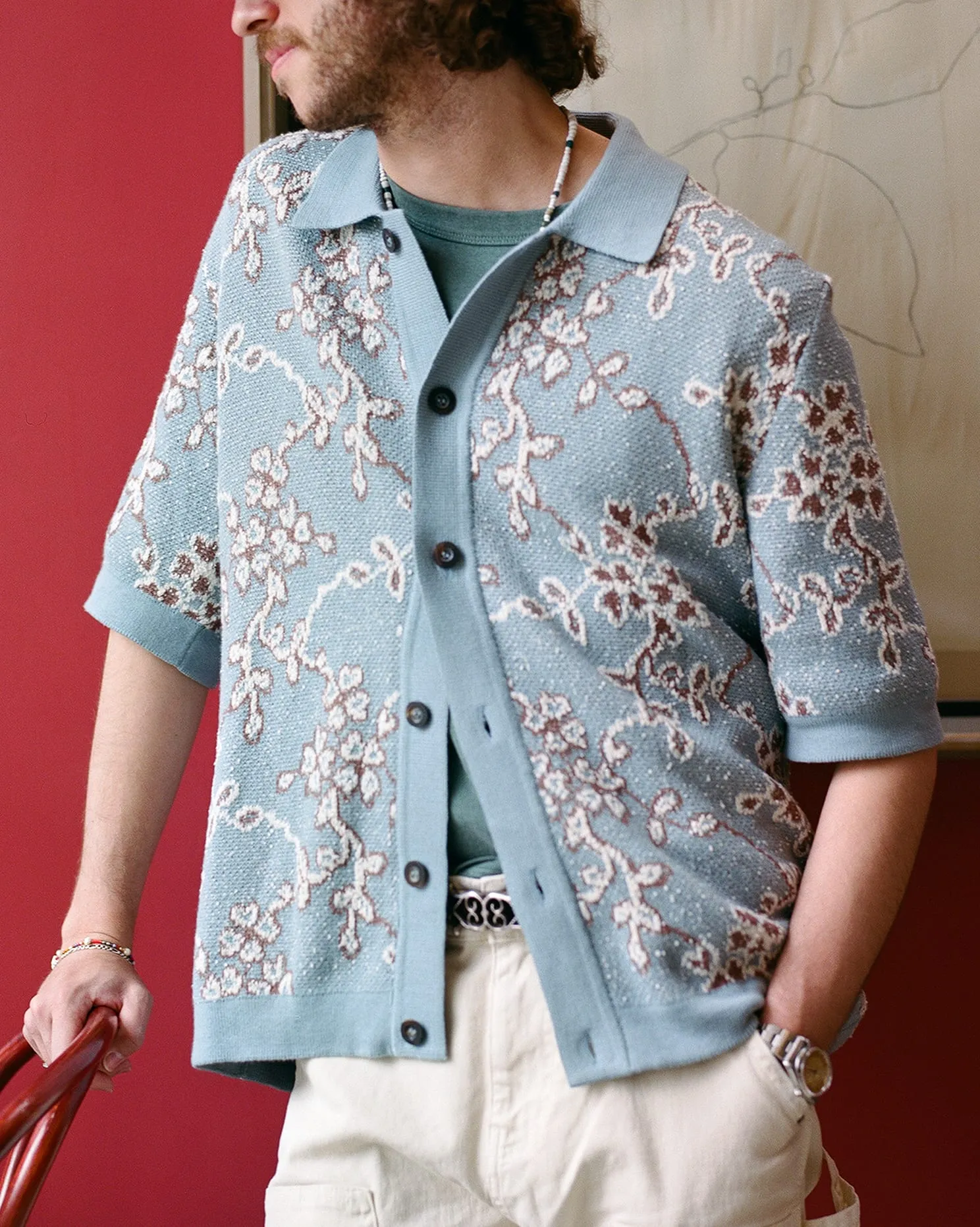 Trellis Knit Shirt sold by Corridor