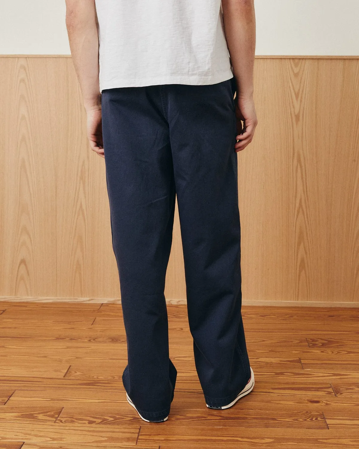 Wide Twill Pant - Navy sold by Corridor product image thumbnail 4