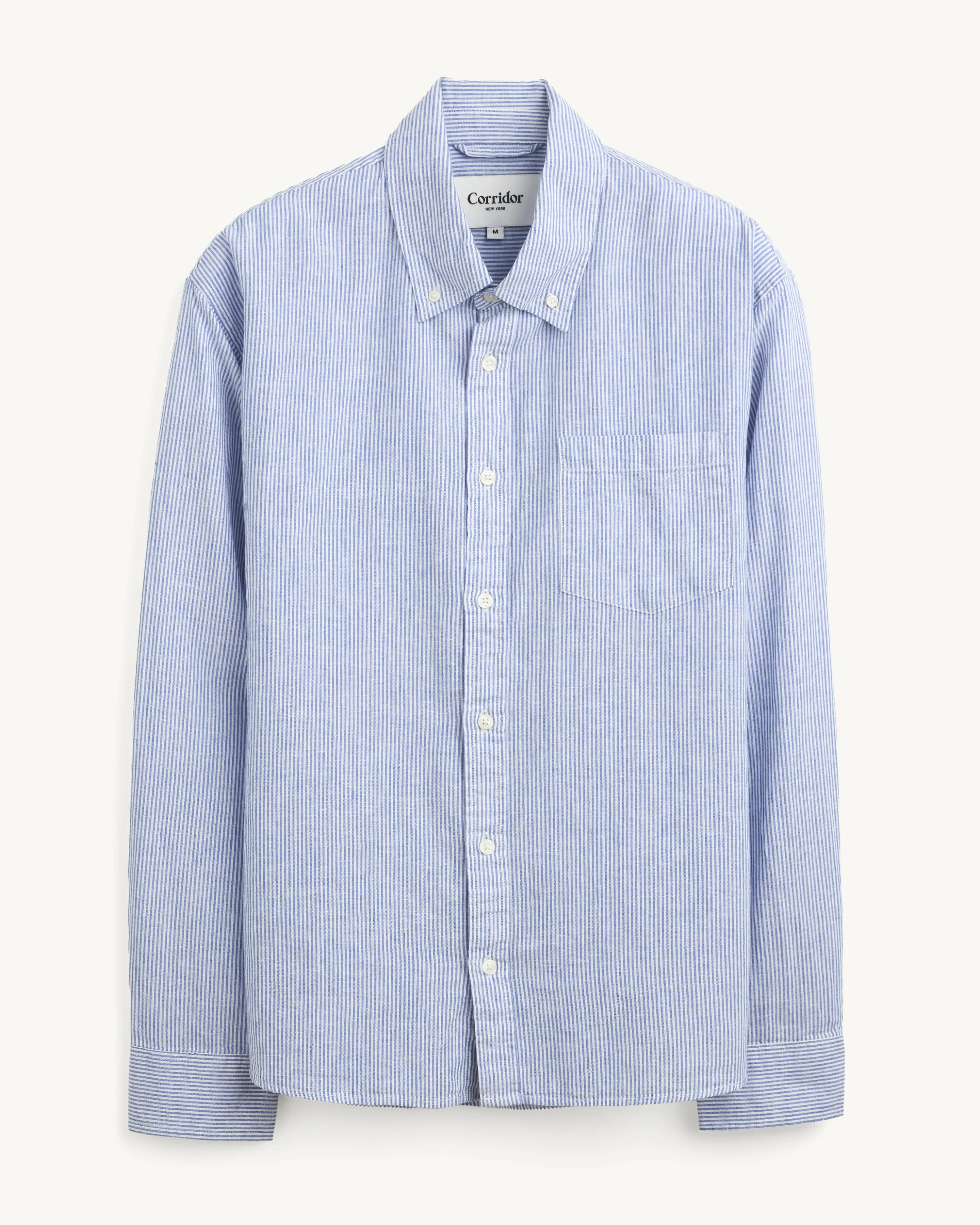 Linen Stripe LS - Blue sold by Corridor