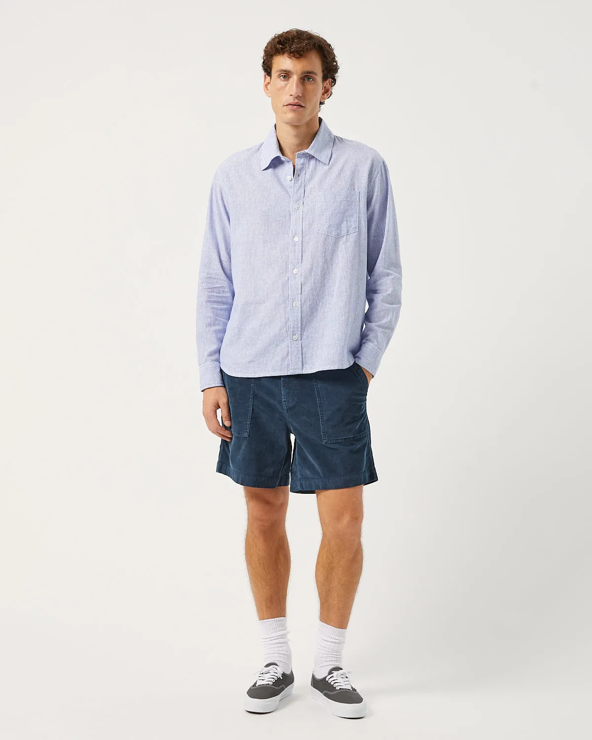 Linen Stripe LS - Blue sold by Corridor product image thumbnail 2