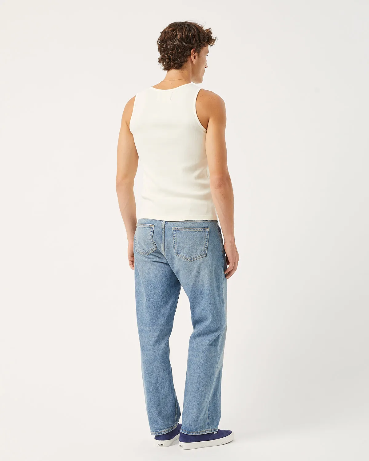 Ribbed Tank - White sold by Corridor product image thumbnail 4