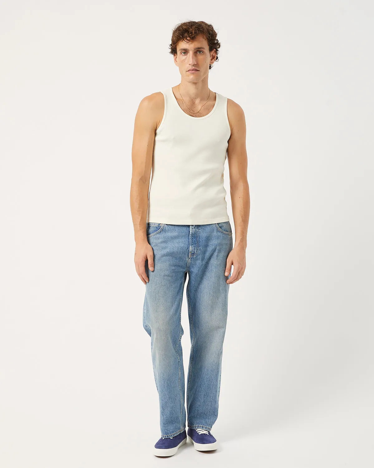 Ribbed Tank - White sold by Corridor product image thumbnail 2