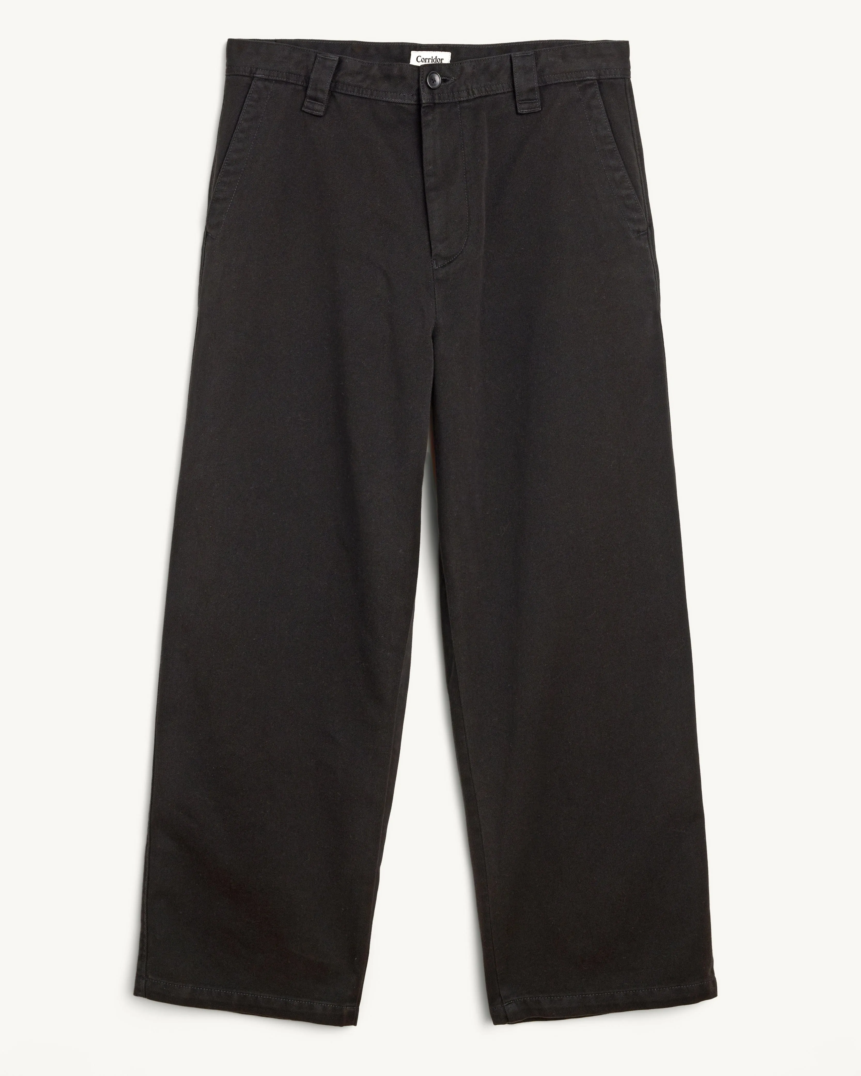 Wide Twill Pant - Black sold by Corridor