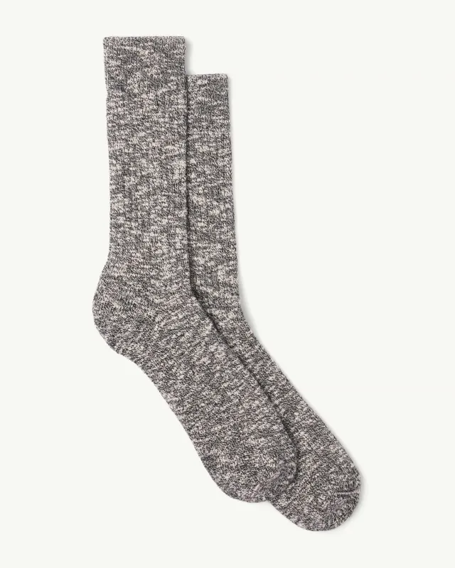 Slub Sock - Charcoal made by Corridor