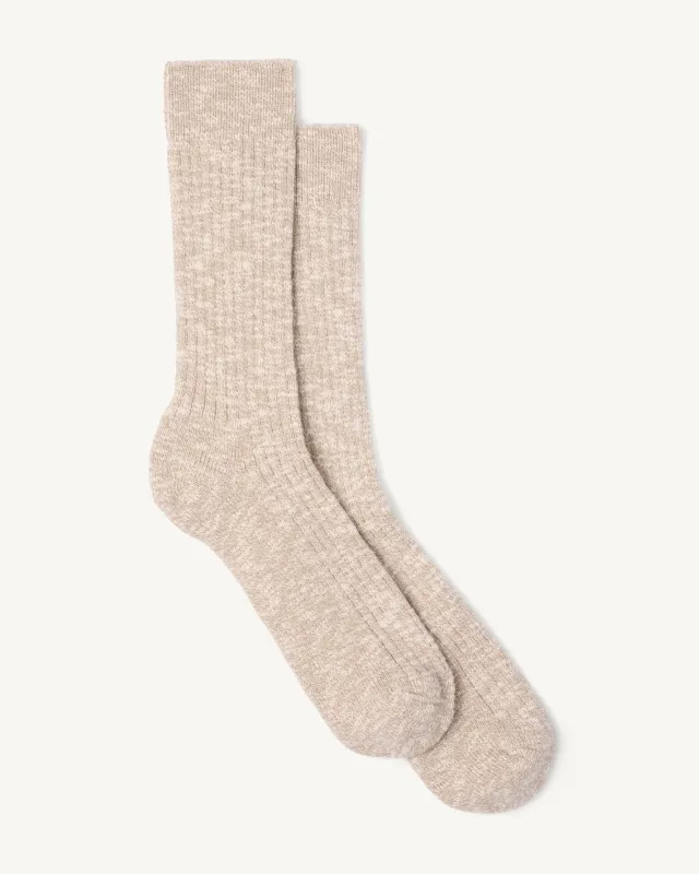 Slub Sock - Tan made by Corridor