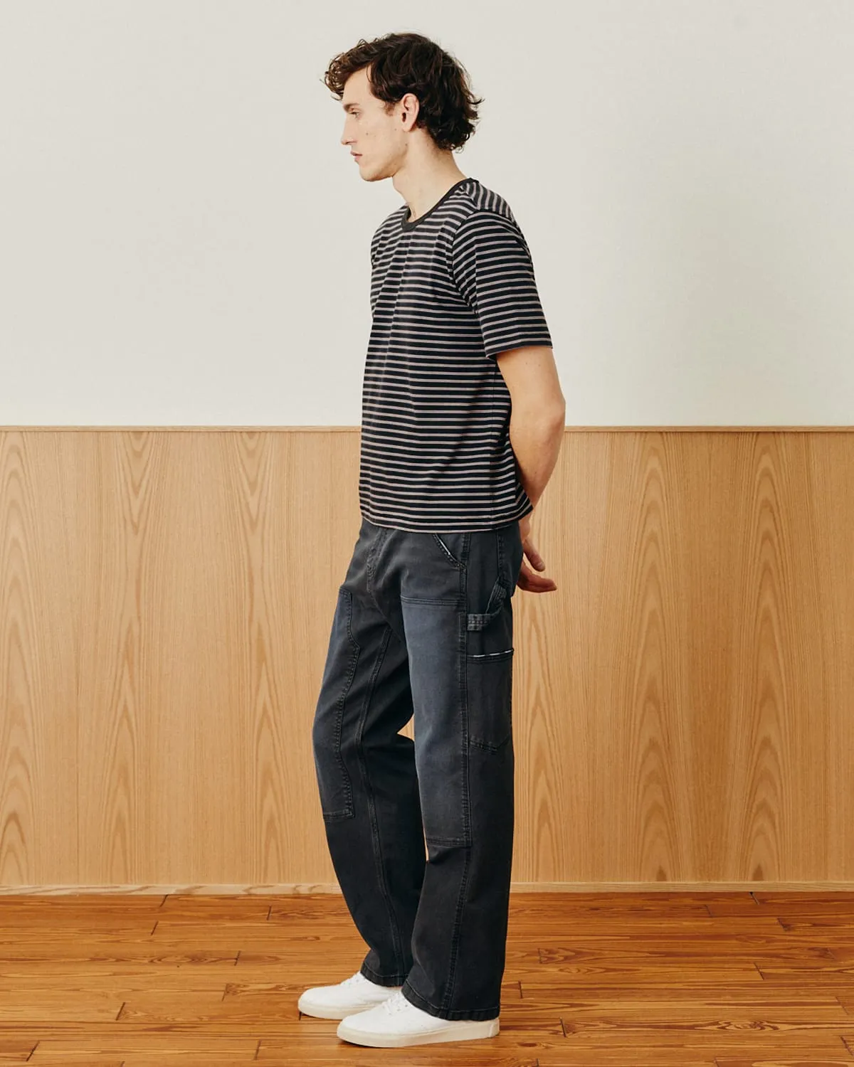 Mini Stripe T-Shirt - Black sold by Corridor product image thumbnail 4
