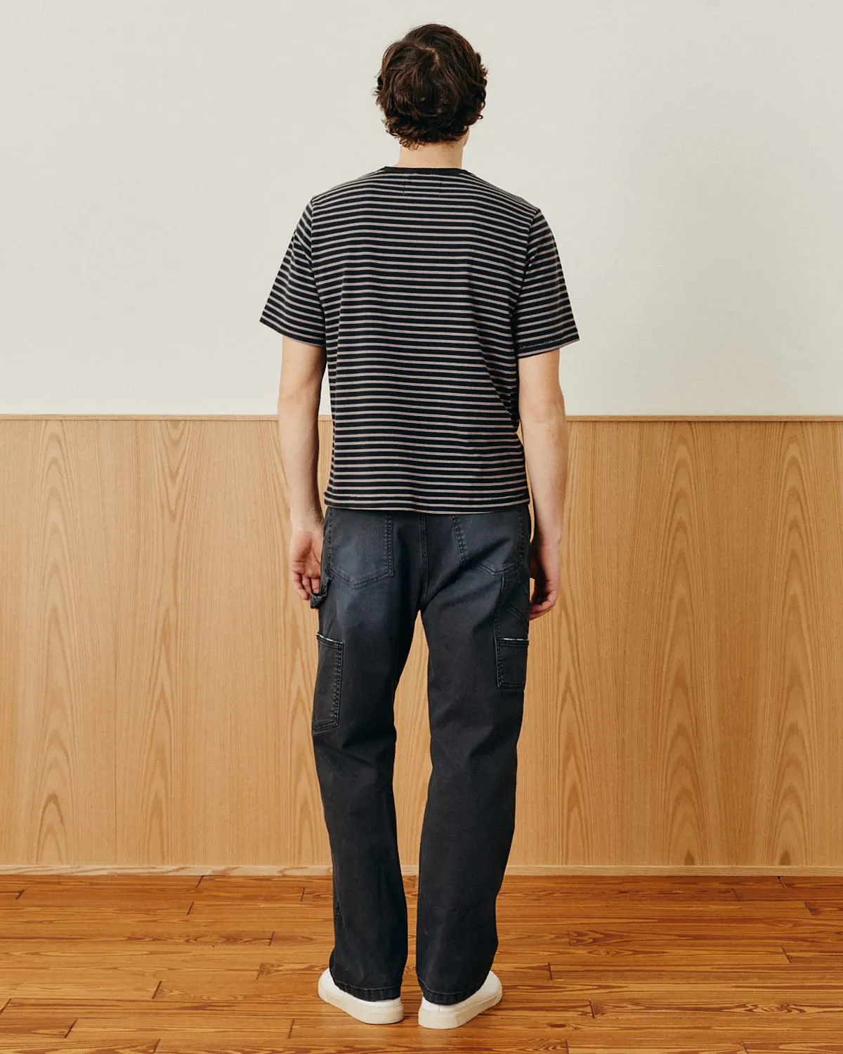 Mini Stripe T-Shirt - Black sold by Corridor product image thumbnail 5