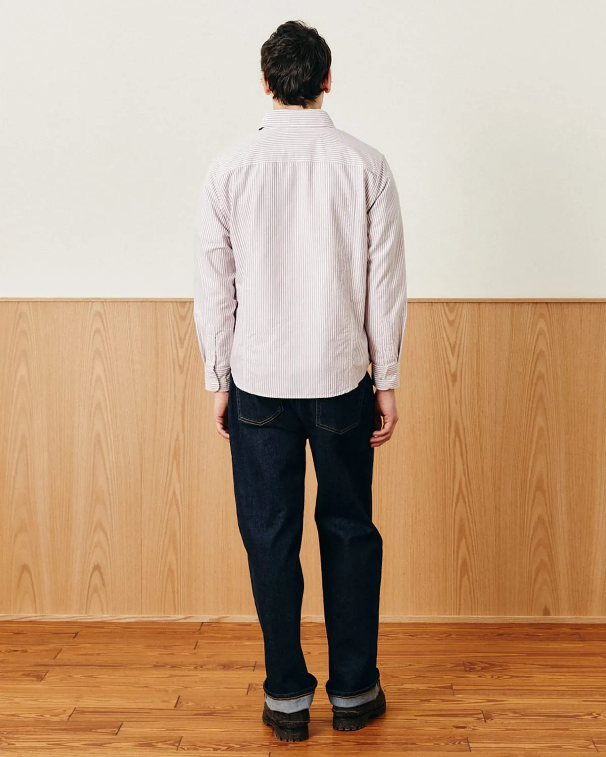 Stripe Oxford LS - Red sold by Corridor product image thumbnail 4