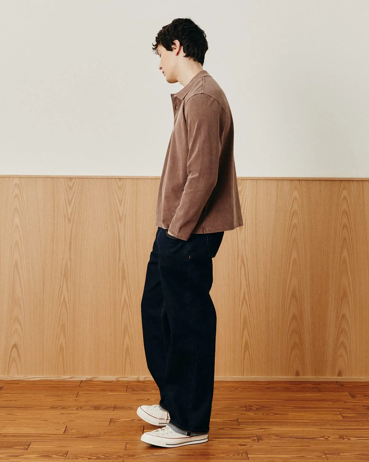 LS Pique Polo - Brown sold by Corridor product image thumbnail 4