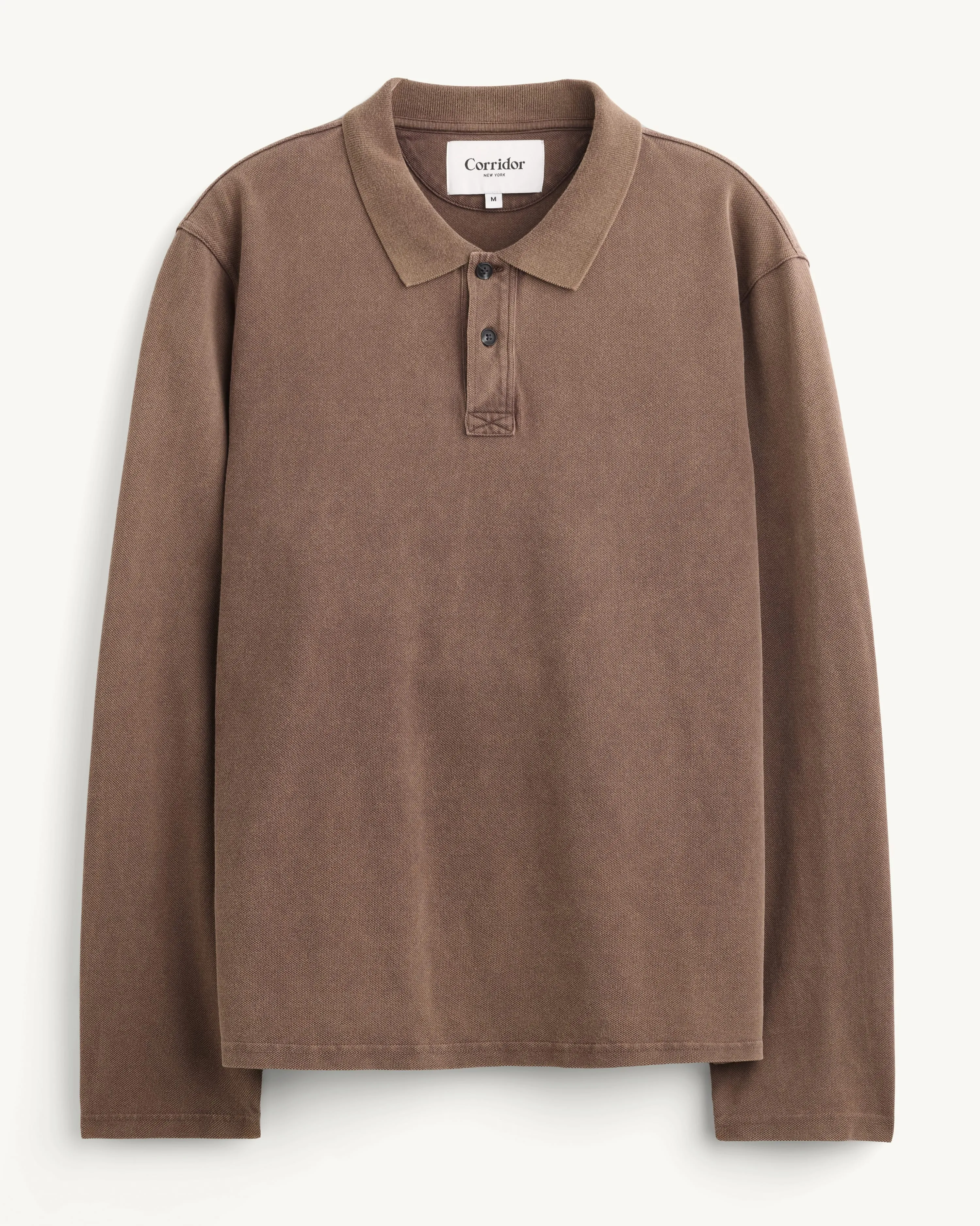 LS Pique Polo - Brown sold by Corridor