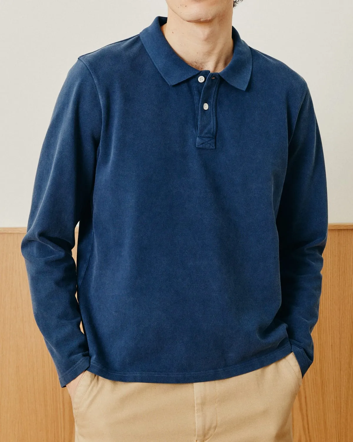 LS Pique Polo - Navy sold by Corridor product image thumbnail 3